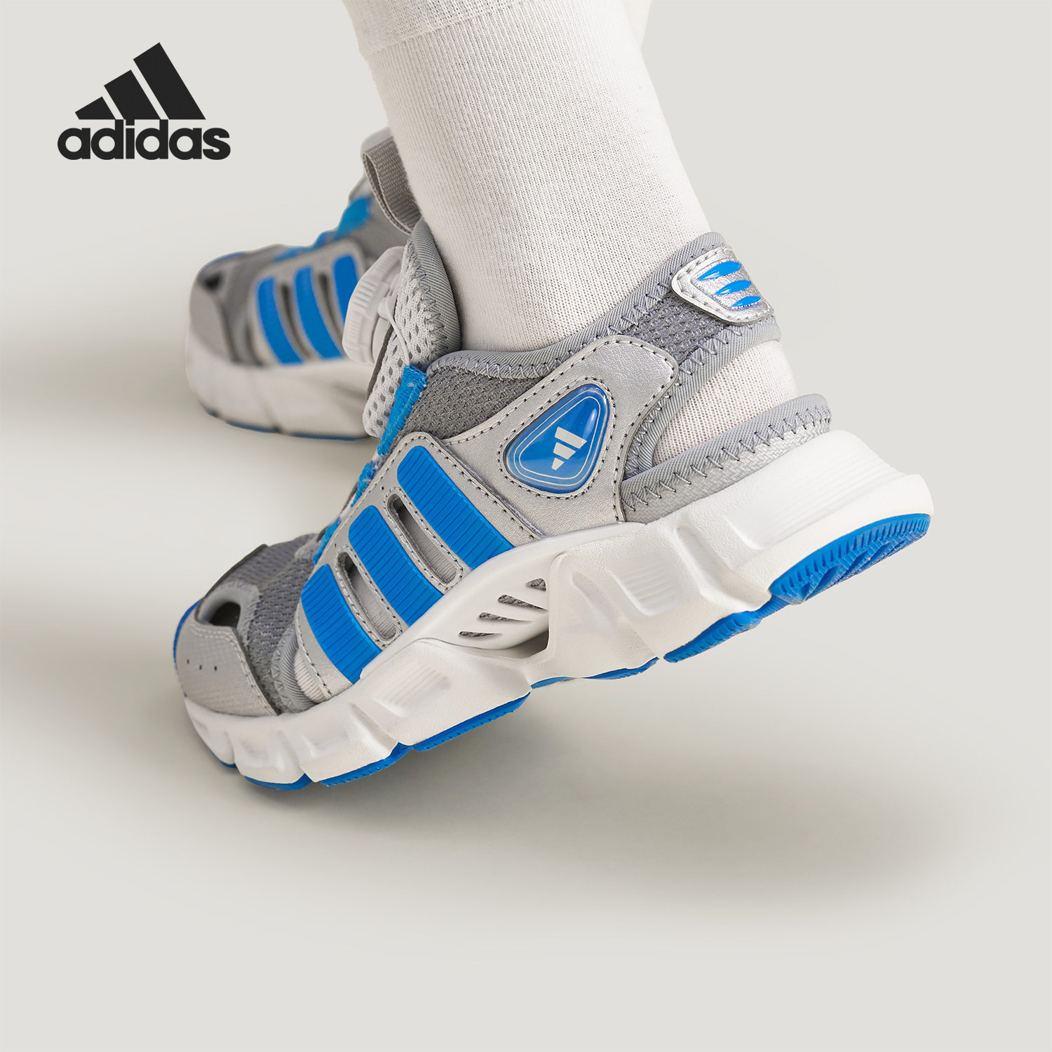 Adidas/阿迪达斯官方正品CLIMACOLCLIMACOL新款儿童灰凉鞋KJ9506
