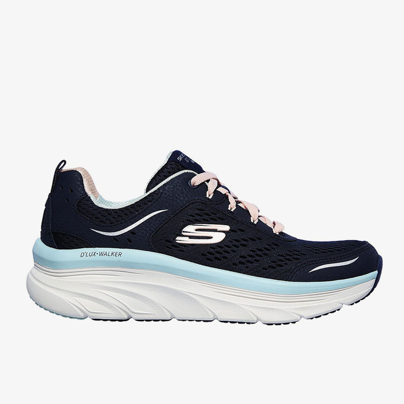 Skechers/斯凯奇正品秋季女士舒适厚底网面透气运动跑步鞋