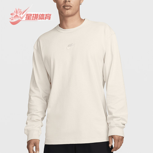 耐克男子圆领运动长袖T恤