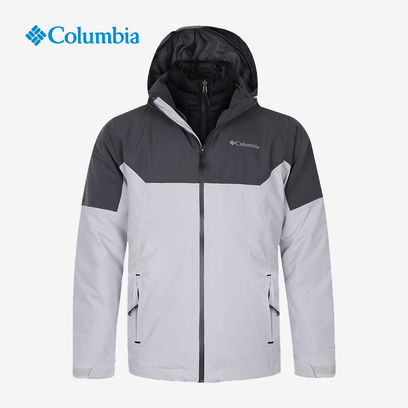 Columbia哥伦比亚正品户外男子热能保暖防水700蓬冲锋衣 WE1520