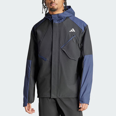 Adidas/阿迪达斯正品24年秋冬男士拼接登山徒步外套IB6387