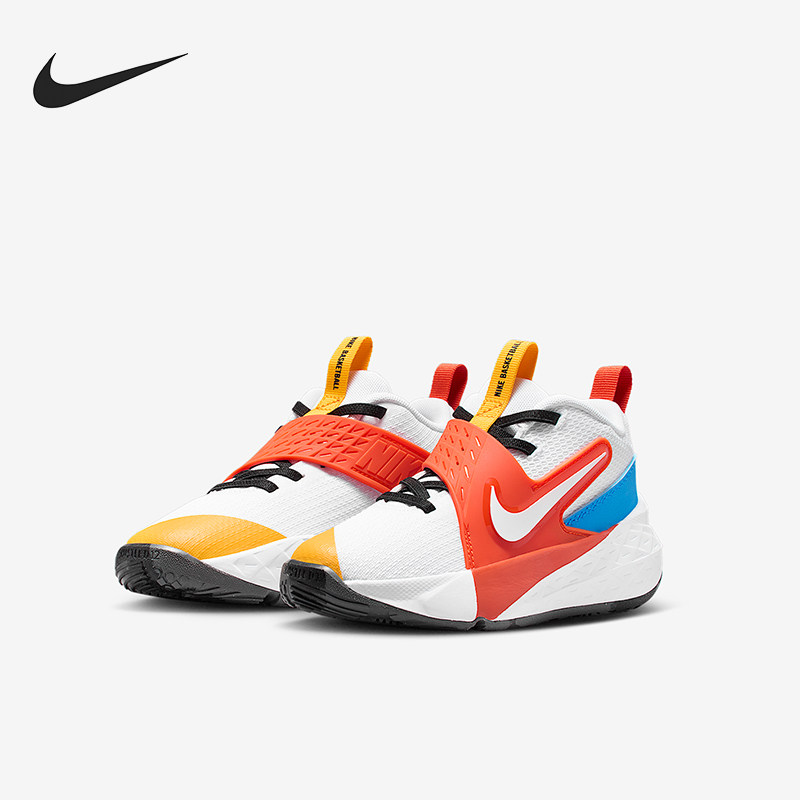 Nike/耐克正品Team Hustle D 12 小童耐磨缓震篮球鞋IM3383-111