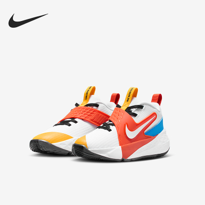 Nike/耐克正品Team Hustle D 12 小童耐磨缓震篮球鞋IM3383-111