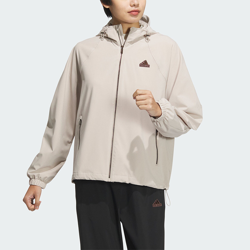 阿迪达斯女士运动宽松外套