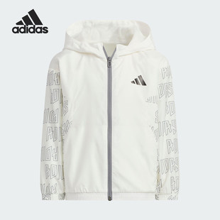 Adidas/阿迪达斯正品BTS AOP JKT儿童宽松梭织运动外套KF4955