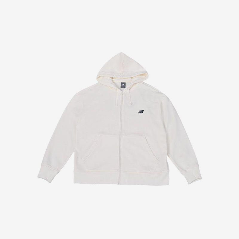 New Balance/NB正品新款女子针织拉链连帽夹克外套AWJ51373-SST