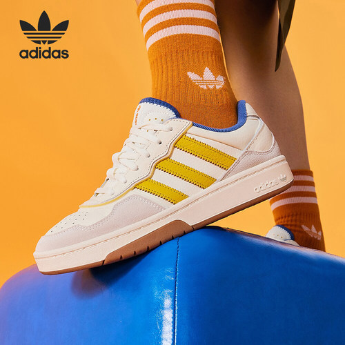 Adidas/阿迪达斯正品COURTIC男女同款复古耐磨低帮板鞋ID0559