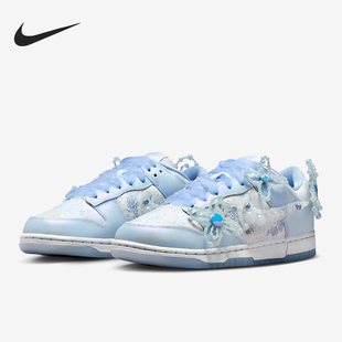 耐克正品 HV8575 Dunk 花卉轻便休闲板鞋 100 Low女士运动时尚 Nike