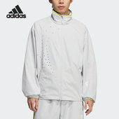 Adidas 立领简约休闲运动外套KC6064 WOVEN男士 阿迪达斯正品 FOS