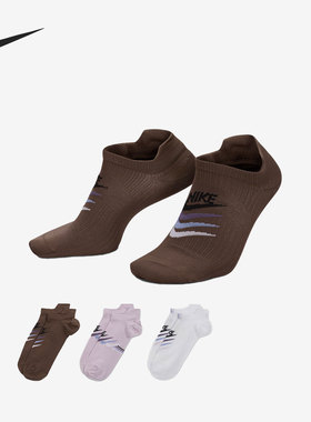 Nike/耐克正品当季新款女子运动低帮袜三双装DH5474-906
