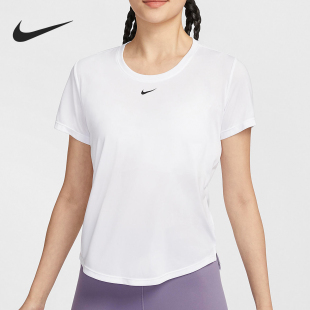 T恤DD0639 Nike 女士轻盈圆领训练短袖 耐克官方正品 100 2024新款