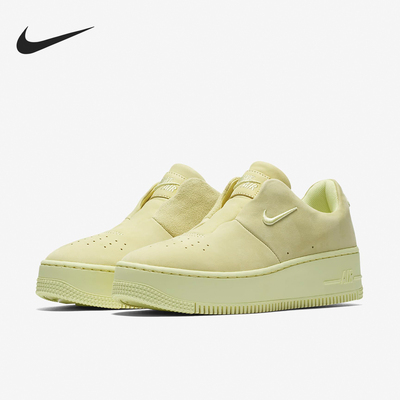 Nike/耐克官方正品AirForce1SAGEX新款女黄色休闲板鞋AO1215-300