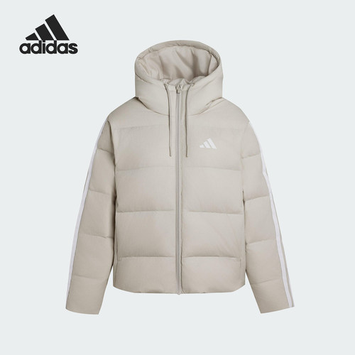 Adidas/阿迪达斯正品2025冬季款女士运动保暖宽松羽绒服KH3979