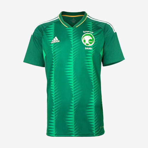 Adidas阿迪达斯正品沙特阿拉伯国家队男款主场球迷版足球IR3020
