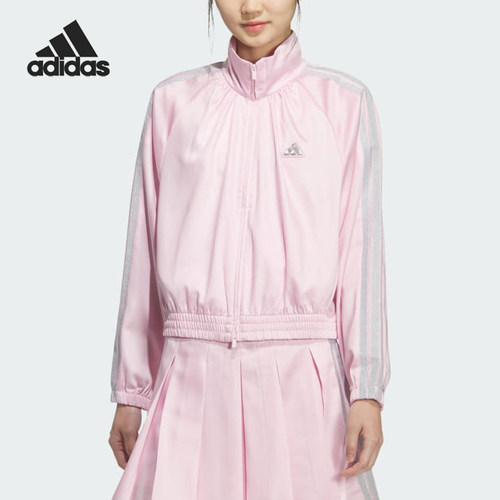 Adidas/阿迪达斯正品女士时尚休闲运动经典三条纹外套KS0038