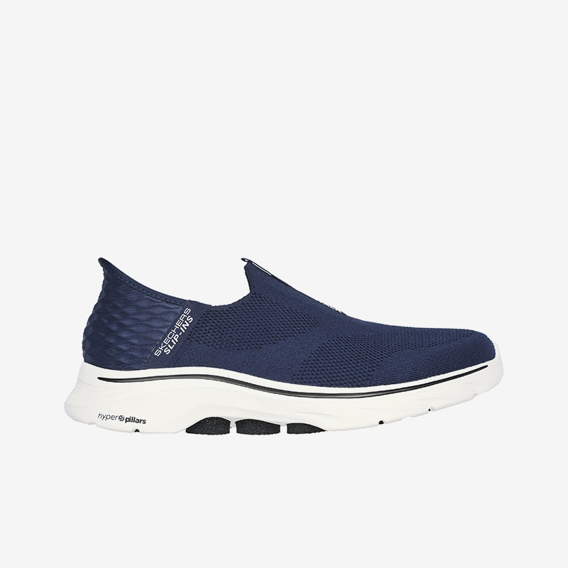 Skechers/斯凯奇正品新款男士网面轻量缓震透气一脚蹬健步鞋