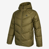 潮流保暖运动羽绒服 Adidas 休闲男子时尚 正品 H20785 阿迪达斯