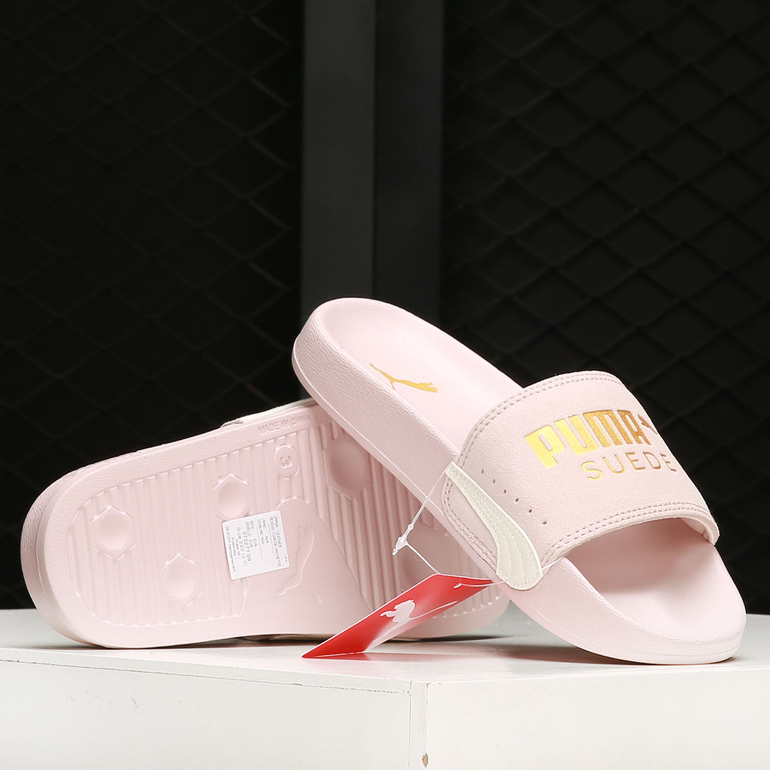 Puma/彪马正品 LEADCAT 男女反毛皮轻便运动拖鞋372277-09