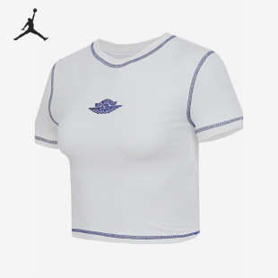 IB2921 Nike 休闲短袖 耐克官方正品 133 JORDAN女士简约针织短款