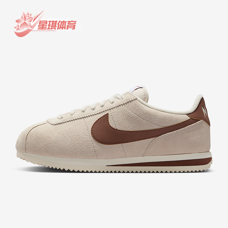 Nike/耐克正品Cortez女士日常运动耐磨低帮系带休闲鞋IB1857-100
