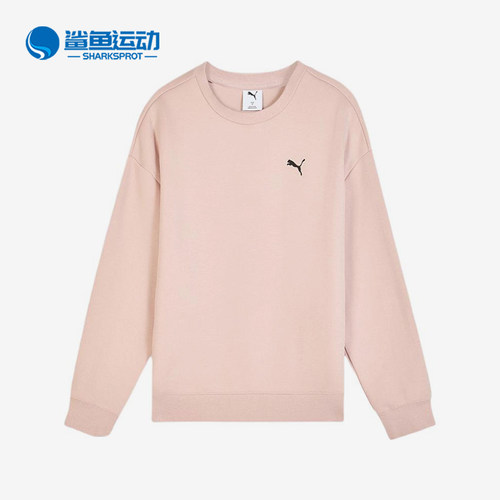 Puma/彪马正品FW25宽松圆领女针织休闲舒适轻便卫衣692902-93