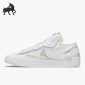 耐克正品 春低帮休闲板鞋 Blazer Nike Sacai 男女同款 DM6443 100