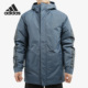 男子连帽运动防风保暖棉衣 新款 DZ1428 阿迪达斯正品 Adidas