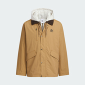 休闲连帽保暖二合一棉服KW1241 三叶草男士 Adidas 阿迪达斯正品