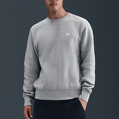Nike/耐克正品2025秋季款男士日常圆领套头刺绣卫衣IB3304-063