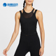 耐克正品 Dri FIT女士健身短款 Nike 针织透气休闲背心HV3654 010