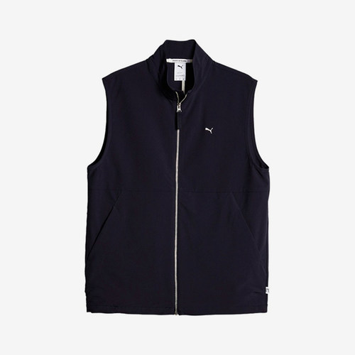 Puma/彪马正品新款男女款简约休闲印花立领运动马甲620841-16