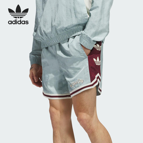 Adidas/阿迪达斯正品三叶草男女同款时尚休闲梭织运动短裤JC5970