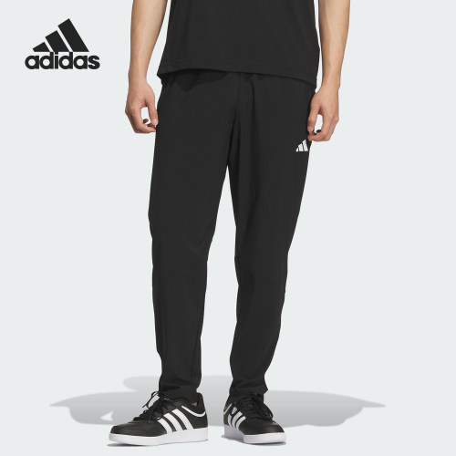 Adidas/阿迪达斯正品2025男士梭织运动休闲日常长裤KC6980