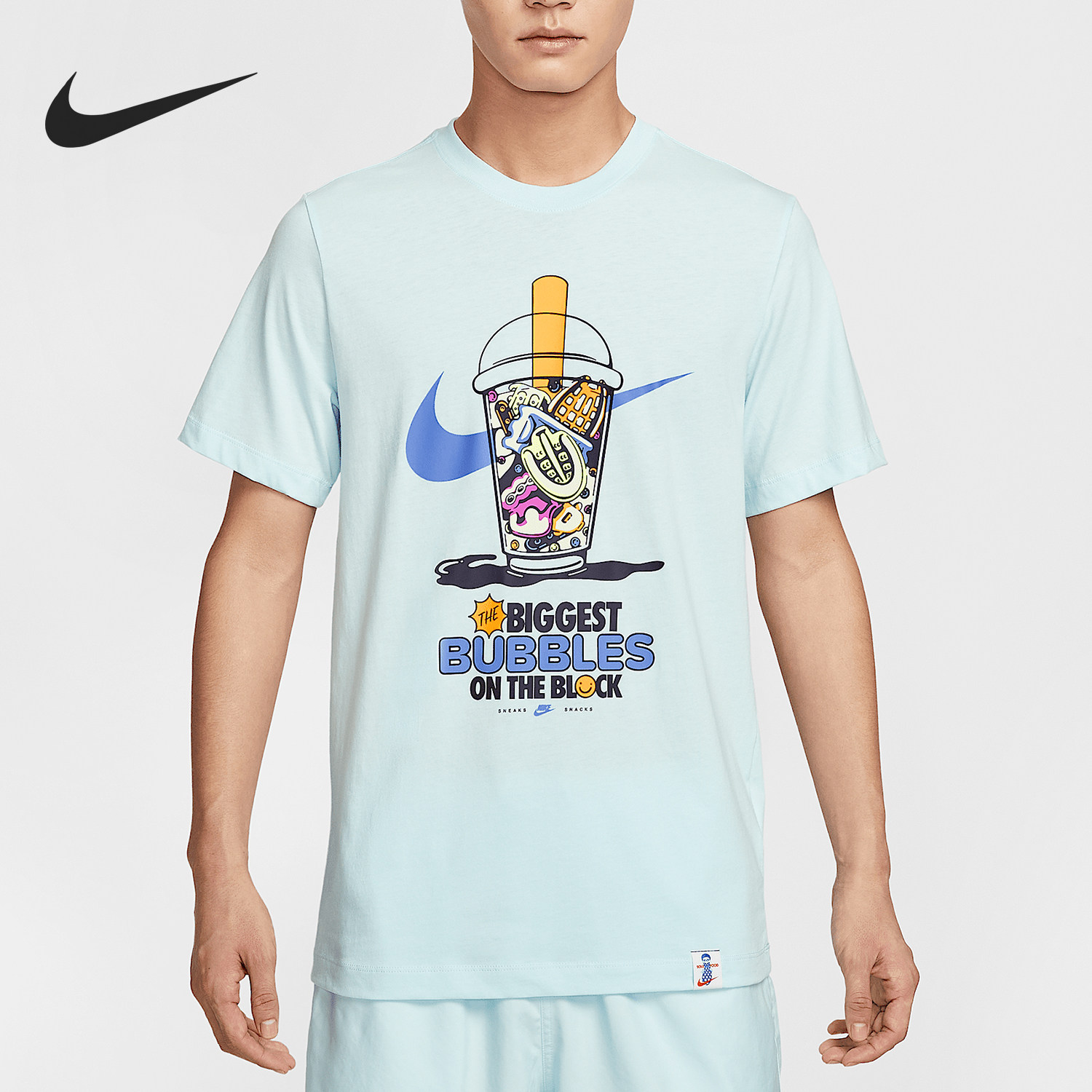 Nike/耐克官方正品Sportswear男士休闲轻盈柔软短袖HJ0771-474,运动服/休闲服装,运动T恤,淘宝优惠券,粉丝福利购,淘宝优惠卷