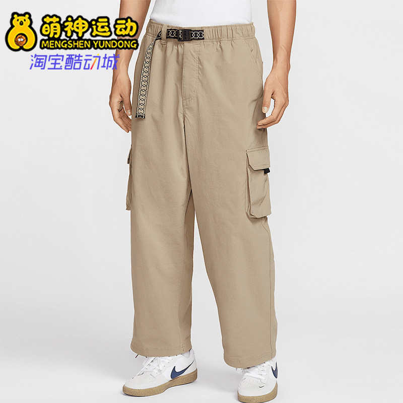 耐克男女工装情侣宽松休闲长裤