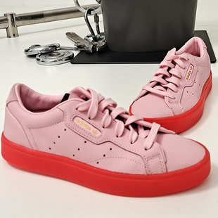 阿迪达斯正品 女子休闲运动板鞋 新款 BD7475 SLEEK Adidas