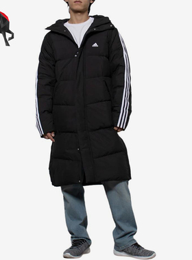 Adidas/阿迪达斯正品MustHave3SRegularFit长款羽绒服JG5958