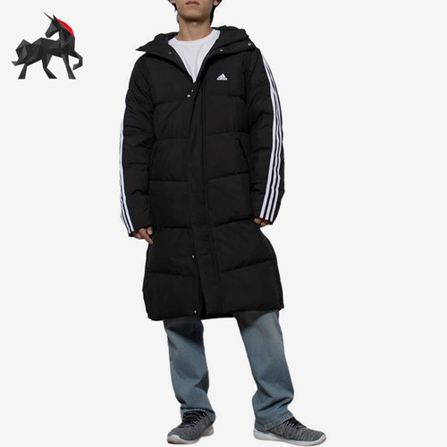 Adidas/阿迪达斯正品MustHave3SRegularFit长款羽绒服JG5958