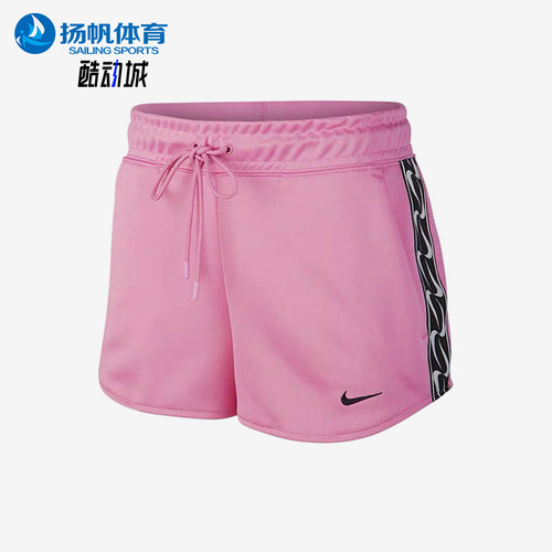 Nike/耐克正品刺绣抽绳系带运动直筒休闲舒适短裤CJ6318-610