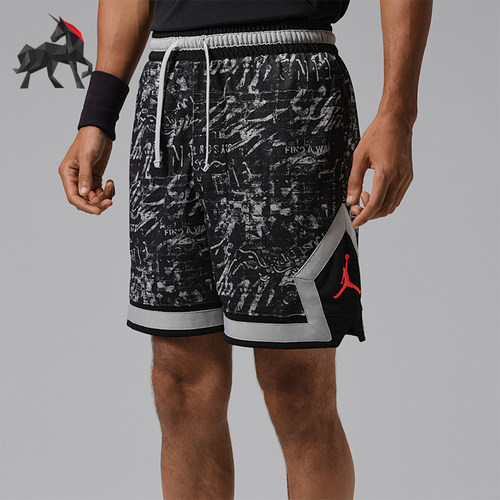 Nike/耐克正品Jordan男士宽松运动系带篮球短裤IU7879-010