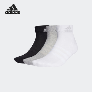 针织袜子三双装 Adidas 经典 运动男女同款 GC7311 阿迪达斯官方正品
