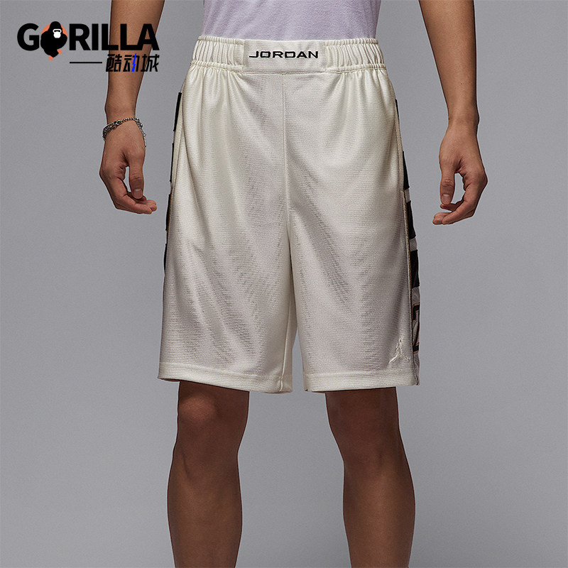 Nike/耐克正品JORDAN Cat Scratch男士针织经典刺绣运动短裤