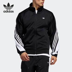 春秋新款 男子运动拉链立领外套FM1525 阿迪达斯正品 Adidas