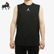 耐克正品 JORDAN男士 套头圆领无袖 Nike 透气篮球背心T恤CJ4576 010
