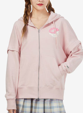 Puma/彪马官方正品女子手臂拼接运动连帽抽绳夹克外套 531602-01