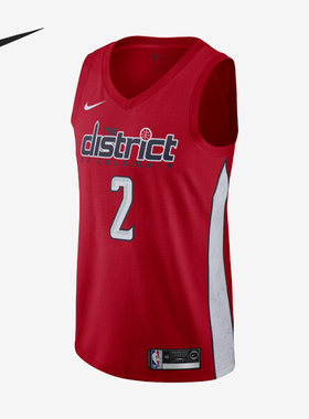 Nike/耐克正品华盛顿奇才队男子运动2号球衣BQ1179-657