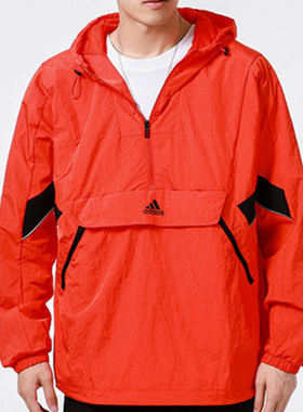 Adidas/阿迪达斯正品 新款运动休闲男子连帽套头卫衣 H40214