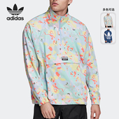 阿迪达斯正品 NYLON 三叶草 Adidas 男子运动外套FM2247
