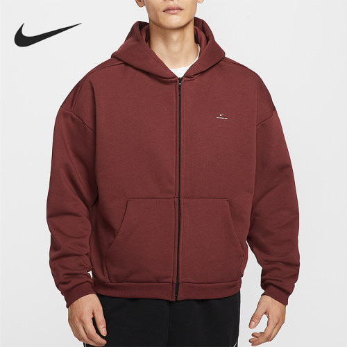 Nike/耐克正品Therma-FIT男士运动宽松连帽拉链外套IO3690-619