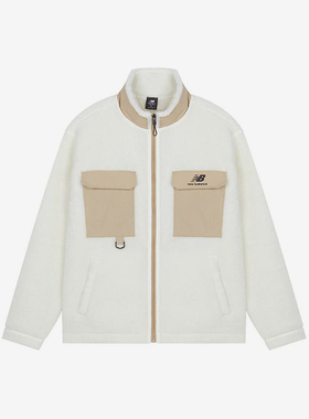 New Balance/NB正品户外男士保暖立领仿羊羔绒外套AMJ23358-CIC